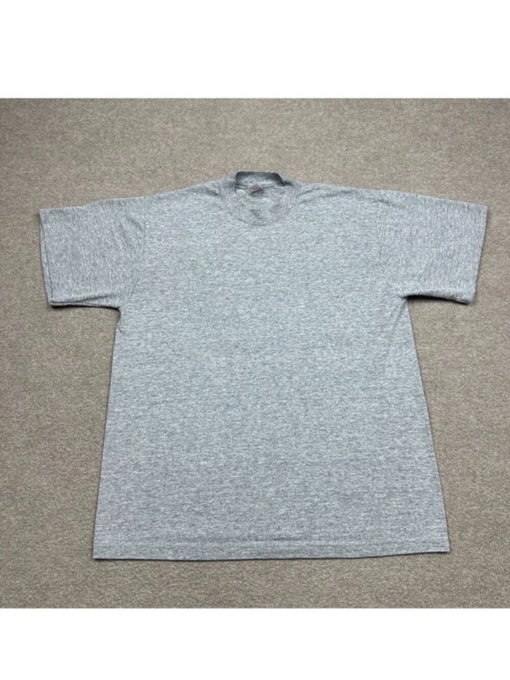Soffe Shirts Mens Size L Gray Short Sleeve Vintage 80s